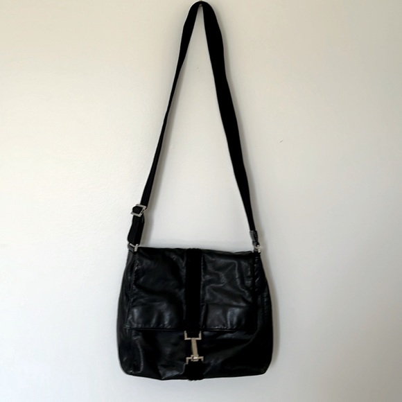Vintage Cole Haan Black Leather Shoulder Bag - Picture 2 of 8